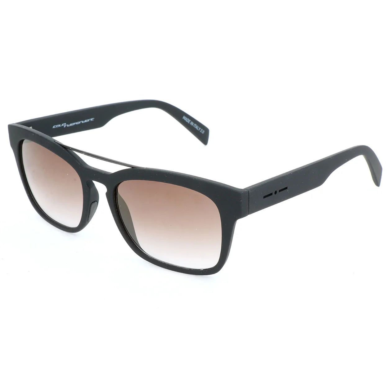 ITALIA INDEPENDENT 0914 009 Square Sunglasses Black Brown Gradient