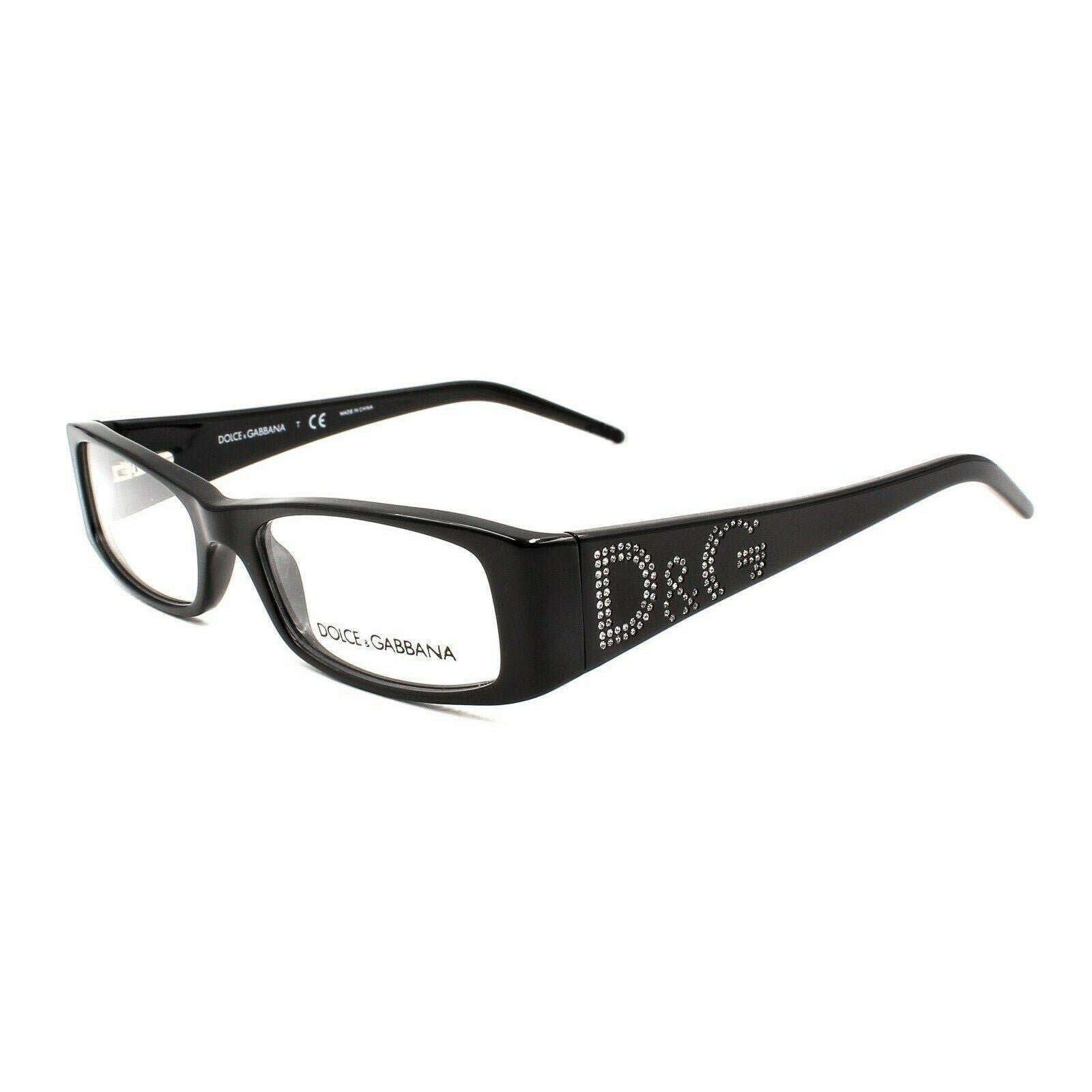 DOLCE GABBANA-DG1103B 501 Rectangle Eyeglasses Black