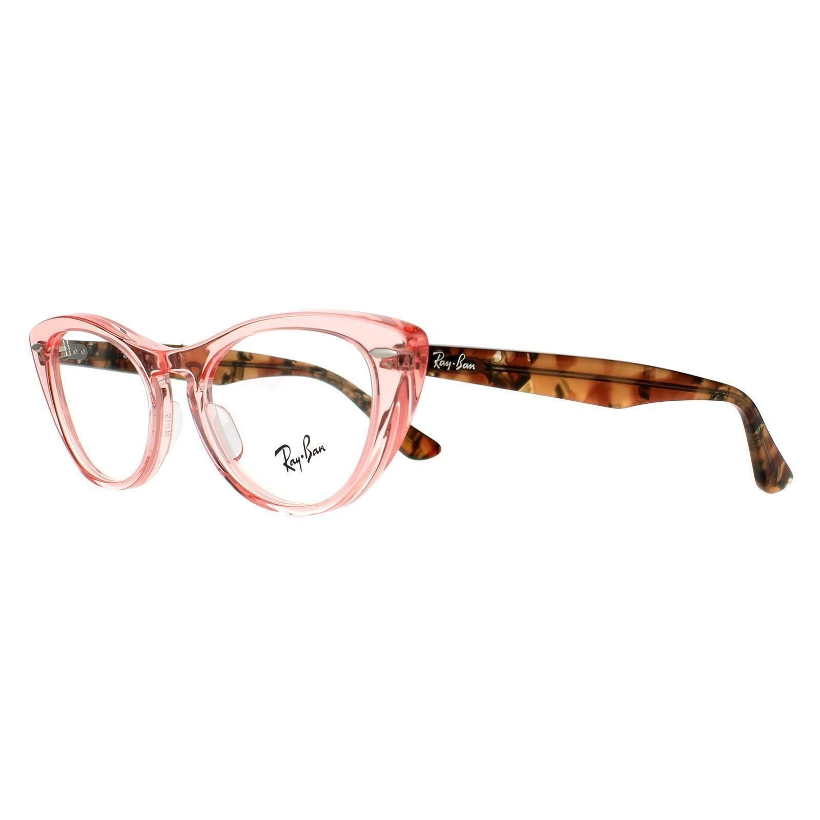 RAY BAN-RB4314V NINA 8081 Cateye Eyeglasses Polished Transparent Pink